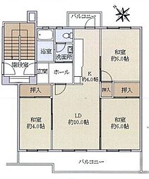間取図画像 3LDK