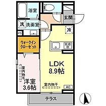 MORI石堂  ｜ 長野県長野市大字南長野南石堂町（賃貸アパート1LDK・1階・33.83㎡） その2