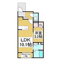 長野県須坂市大字塩川塩川町（賃貸アパート1LDK・1階・36.29㎡） その2