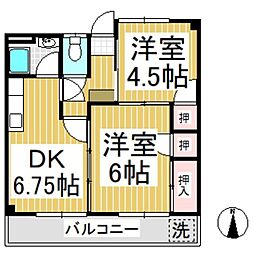 間取図画像 2DK