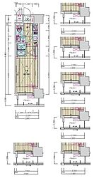 プレサンス本町エクストラ 13階1Kの間取り