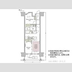 アーバネックス心斎橋EAST 2LDKの間取図画像