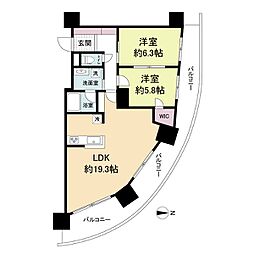 ドゥーエなんば南 9階