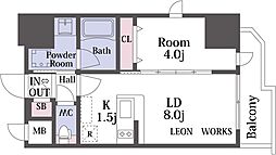 エステムコート大阪福島ルアーナ 2階