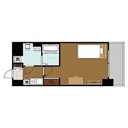 エスリード福島駅前2 1Kの間取図画像