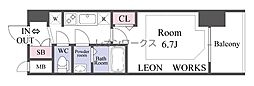 プレサンス谷町九丁目ディセオ 2階/206