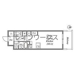 MELDIA CREST TAPP NAMBA-WEST 11階/1108