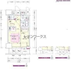 プレサンス松屋町グレース 1LDKの間取図画像