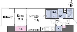 シーズンフラッツ中崎 6階