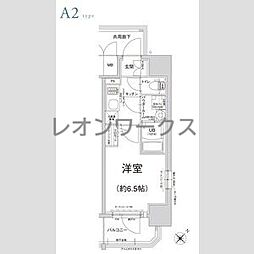 ESLEADAWAZAPRIMECOAT 1Kの間取図画像