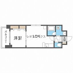 アーバネックス福島 1LDKの間取図画像