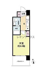 セレニテ福島プリエ 1Kの間取図画像