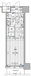 エスリード福島5 1Kの間取図画像