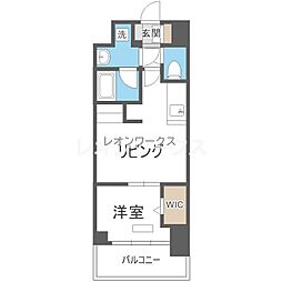 アーバネックス本町 1LDKの間取図画像