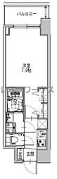S-RESIDENCE堺筋本町Uno 1Kの間取図画像