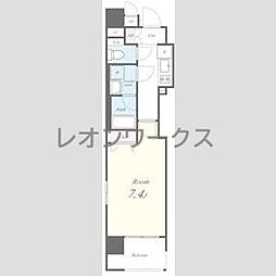 セイワパレス都島駅前 1Kの間取図画像