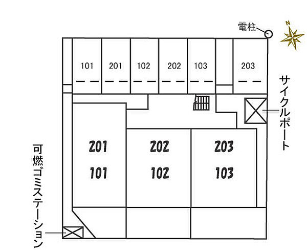 シャーメゾン・ヴィヴァーチェ 201｜高知県高知市北川添(賃貸アパート1LDK・2階・41.04㎡)の写真 その15