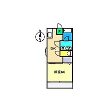 福井コーポ 206 ｜ 高知県高知市北本町3丁目10-26（賃貸マンション1DK・2階・29.16㎡） その2