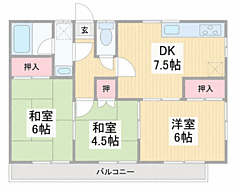 物件の間取り