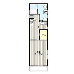 ParkAvenueIto3 1Kの間取図画像