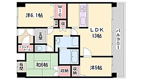 サンヒルズ弐番館  ｜ 兵庫県相生市本郷町（賃貸マンション3LDK・7階・70.39㎡） その2