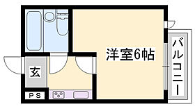 グリーンハイツ手柄  ｜ 兵庫県姫路市東延末（賃貸マンション1K・2階・17.64㎡） その2