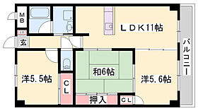 アパルト永良川  ｜ 兵庫県姫路市北条永良町（賃貸マンション3LDK・2階・60.93㎡） その2