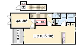 メゾンタカモト一番館  ｜ 兵庫県加東市南山3丁目（賃貸アパート1LDK・2階・53.41㎡） その2