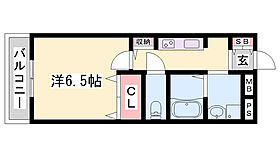 ハイツ中浜  ｜ 兵庫県姫路市飾磨区中浜町1丁目（賃貸アパート1K・2階・25.88㎡） その2