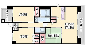 ル・パルトネール姫路平野町  ｜ 兵庫県姫路市平野町（賃貸マンション3LDK・10階・73.10㎡） その2