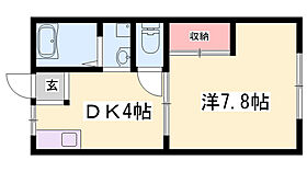 サンシティ野里  ｜ 兵庫県姫路市野里上野町1丁目（賃貸アパート1DK・2階・32.00㎡） その2