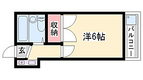 ヴァンヴェール宮西  ｜ 兵庫県姫路市宮西町3丁目（賃貸アパート1R・2階・18.23㎡） その2