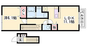 アルコバレーノI  ｜ 兵庫県西脇市小坂町（賃貸アパート1LDK・2階・44.90㎡） その2