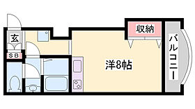 ハローハイツ  ｜ 兵庫県姫路市伊伝居（賃貸アパート1R・1階・24.00㎡） その2