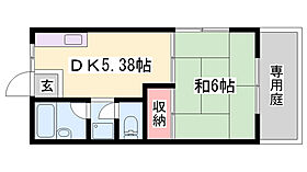 コーポ益三  ｜ 兵庫県姫路市八代宮前町（賃貸マンション1DK・1階・26.49㎡） その2