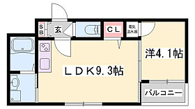 サントークII  ｜ 兵庫県姫路市飾磨区三宅1丁目（賃貸アパート1LDK・3階・30.95㎡） その2