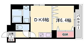 三共ヒルズ  ｜ 兵庫県姫路市南畝町2丁目（賃貸マンション1DK・5階・30.67㎡） その2