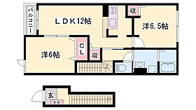 パストラルII  ｜ 兵庫県西脇市和田町（賃貸アパート2LDK・2階・58.86㎡） その2