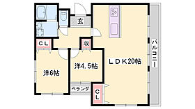 プロムナード飾磨I  ｜ 兵庫県姫路市飾磨区下野田1丁目（賃貸マンション2LDK・2階・66.73㎡） その2