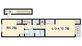 フロレゾンIII  ｜ 兵庫県姫路市飯田（賃貸アパート1LDK・2階・43.79㎡） その2