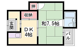 あさごハイム  ｜ 兵庫県姫路市岡田（賃貸アパート1DK・1階・27.22㎡） その2