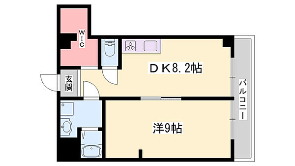 五反ビル ｜兵庫県姫路市南今宿(賃貸マンション1DK・2階・36.00㎡)の写真 その2