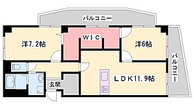 ハイツ赤坂C  ｜ 兵庫県相生市赤坂1丁目（賃貸マンション2LDK・6階・68.43㎡） その2