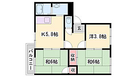 コスモハイツI  ｜ 兵庫県姫路市飾磨区思案橋（賃貸アパート1K・2階・48.80㎡） その2