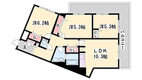 ロワイヤル八代  ｜ 兵庫県姫路市南八代町（賃貸マンション3LDK・1階・70.88㎡） その2