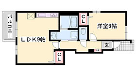 ネオ・ハーモニー太田Ａ  ｜ 兵庫県揖保郡太子町太田（賃貸アパート1LDK・1階・40.02㎡） その2