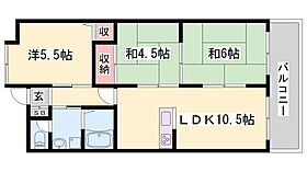 ビューハーモニー  ｜ 兵庫県姫路市飾磨区下野田2丁目（賃貸マンション3LDK・3階・58.56㎡） その2