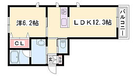 ビューテラスイズミ  ｜ 兵庫県西脇市和田町（賃貸マンション1LDK・1階・44.43㎡） その2