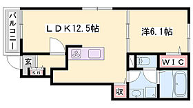 ル・レスト前田  ｜ 兵庫県姫路市網干区垣内南町（賃貸アパート1LDK・1階・44.70㎡） その2