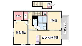 ハイツラポルテ　Ｂ棟  ｜ 兵庫県たつの市新宮町新宮（賃貸アパート2LDK・2階・61.20㎡） その2